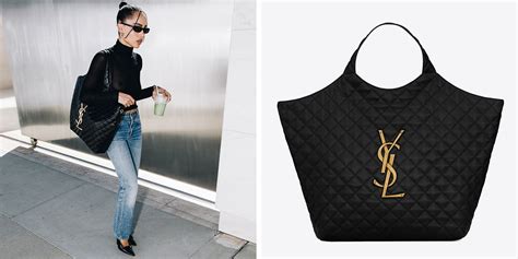 ysl white tote|saint laurent large shopping tote.